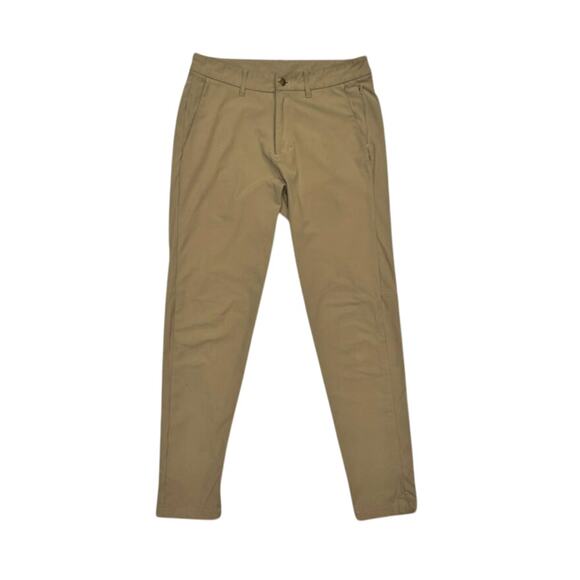 ★ Lululemon Classic Khaki Style Casual Slim-Fit Chino Pants ★ - Picture 1 of 8